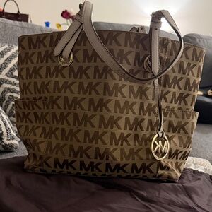 Michael Kors Signature Brown Tote